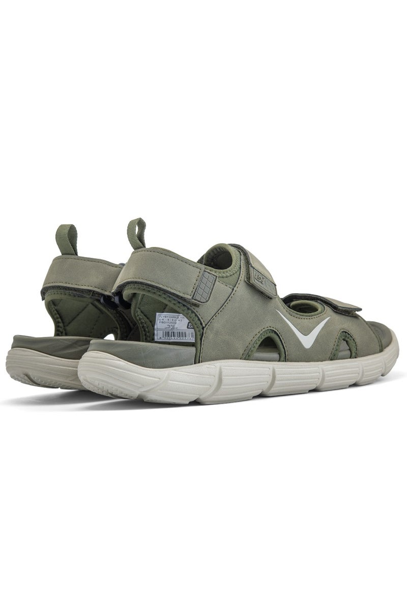 PUCA Sandals For Men | Comfortable Men's Sandals| Phylon Outsole | Anti-Skid | Velcro | Flyby Olive - Image 3