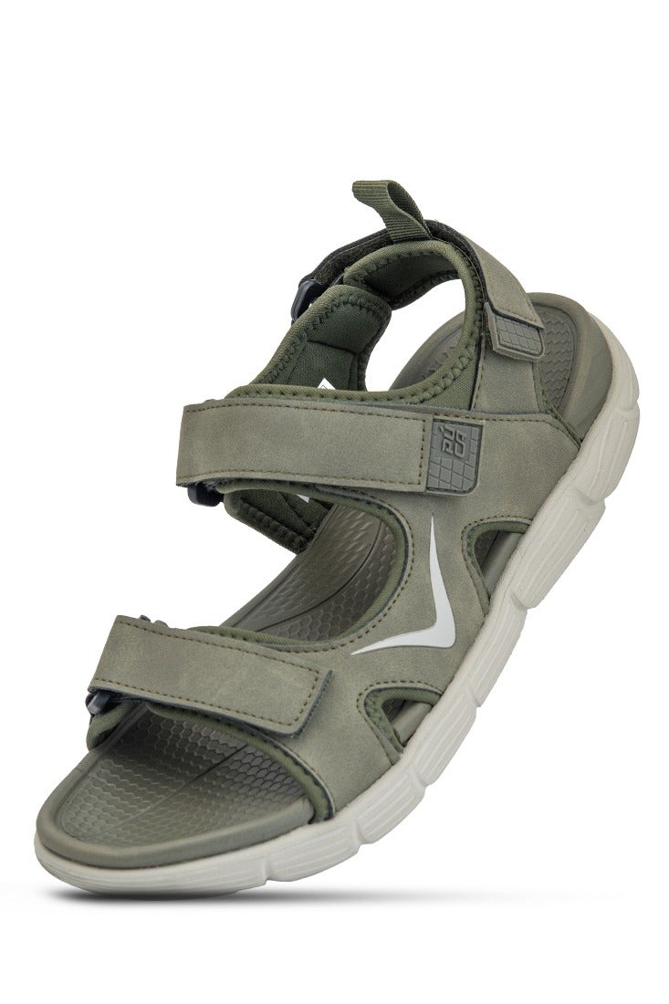 PUCA Sandals For Men | Comfortable Men's Sandals| Phylon Outsole | Anti-Skid | Velcro | Flyby Olive - Image 1
