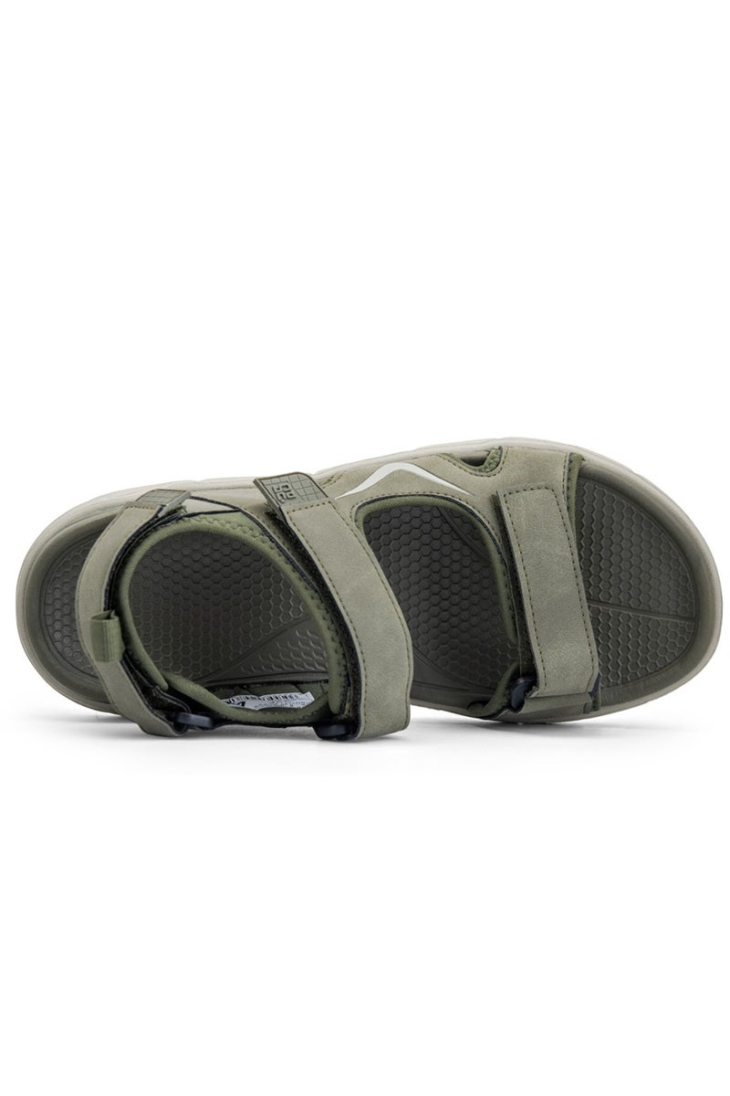 PUCA Sandals For Men | Comfortable Men's Sandals| Phylon Outsole | Anti-Skid | Velcro | Flyby Olive - Image 5