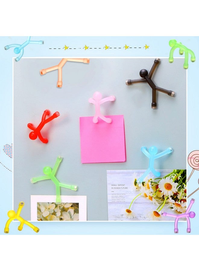 Jerify 30 Pcs Humanoid Magnetic Toys Colorful Fidget Toys for Adults Hobbies Crafts Science Cute Novelty Man Fridge Magnets Men Refrigerator Magnets for Refrigerator, Door, Office Fun (Funny Style) - Image 5