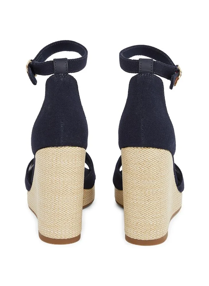 TOMMY HILFIGER HIGH WEDGE CRISS CROSS ESPADRILLES