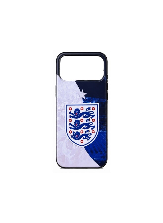 Lacoz Football Theme England Team Logo Printed Slim Fit Anti-Scratch Back Case with Precision Cut-Outs and Comfortable Grip Shockproof Protective Cover Compatible With iPhone 17 Pro - Image 3