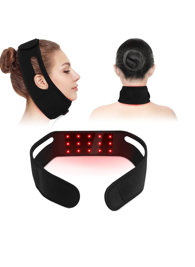 Generic Red Light Therapy Belt, 660nm Red Light and 850nm Near Infrared Light Therapy Belt, for Body Shoulder Chin Neck Hand Wrist, Wearable Red Light Therapy Wrap for Men Women  - Image 1