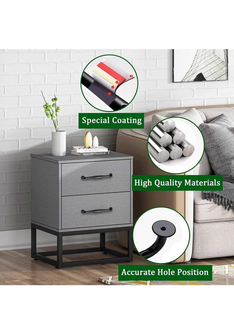 Captaintech Drawer Handles 10 pcs Hardware Pull Handle Kitchen Cabinet Handles Matte Black Antique Drawer Pulls Hardware Kitchen Handles Cabinet Pulls Door Pull Handle  - Image 2