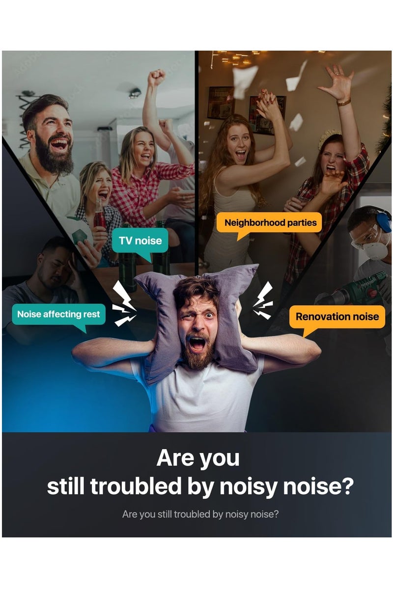 Acoustic Panels Sound Absorbing Self-Adhesive, Acoustic Wall Panels 12 Pack Wall Decoration Soundproof Wall Panels High-Density Sound Proofing Panels Tiles For Walls 12" X 12" X 0.4" - Image 2