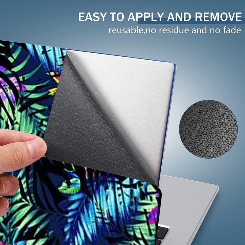 icolor Leaf 11.6 13 13.3 14 15 15.6 inches Netbook Laptop Skin Sticker Reusable Protector Cover Case for Laptop Notebook - Image 5
