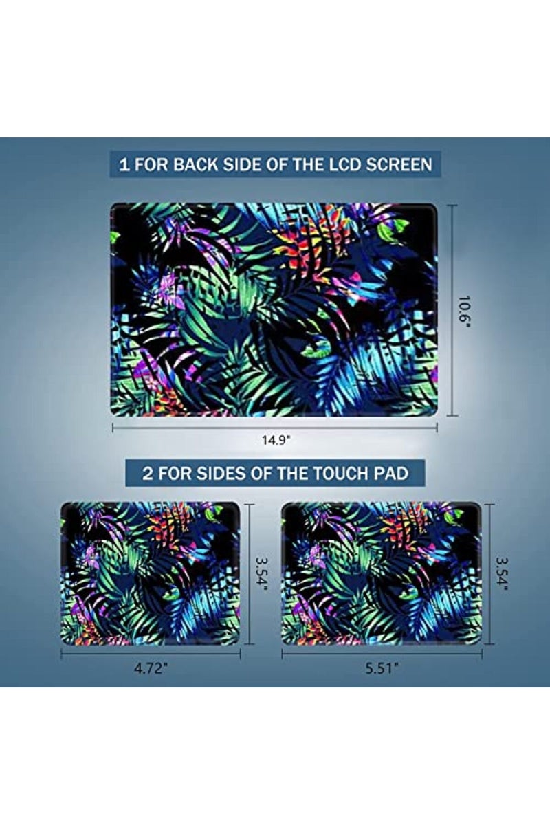 icolor Leaf 11.6 13 13.3 14 15 15.6 inches Netbook Laptop Skin Sticker Reusable Protector Cover Case for Laptop Notebook - Image 4
