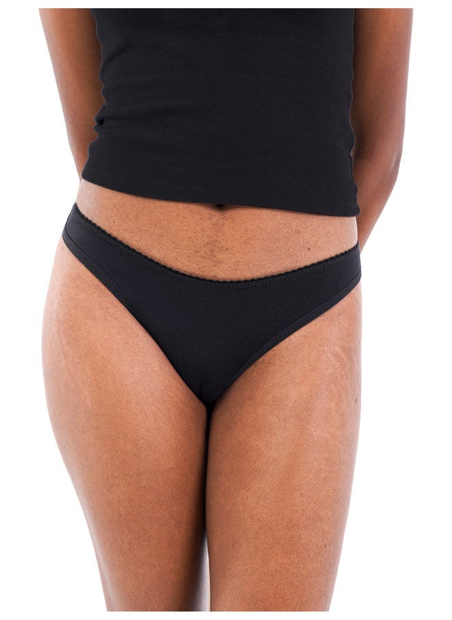 shemsi - Copacabana Strong| Size XS| Absorption Period Underwear| Black - Image 1