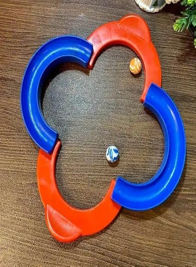 GLAN 8 Shape Infinite Loop Interaction Balancing Track Toy with 3 Bouncing Balls for Kids Indoor Games for Kids Fun and Playing Multicolour Pack of 1 (Track Game) - Image 3