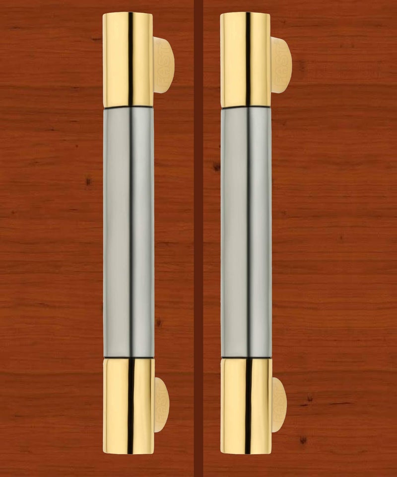 FAST CP33 Gold and Stainless Steel Cabinet Pull Handle for Wardrobe Door & All Other Cabinets Drawer 2pcs (96mm 4inch) - Image 5