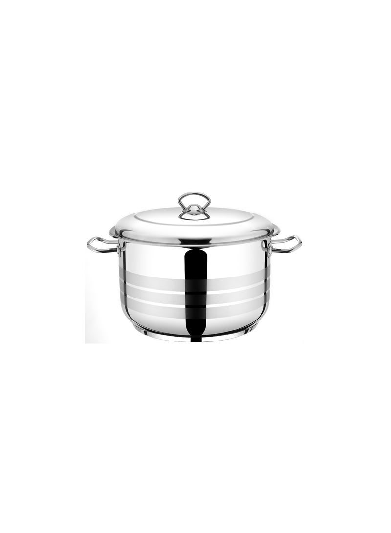 Bonera Masterchef Deep Pot 18cm - 2.5 Litre - 18/10 Cr-Ni Stainless Steel - Image 1