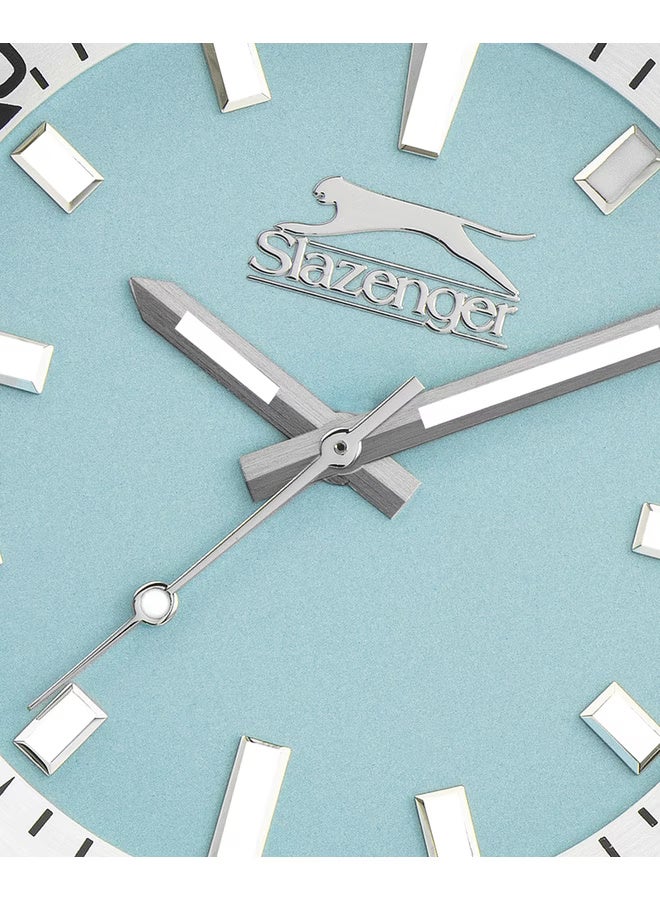 سلازنجر ساعة يد رجالية تناظرية بسوار سيليكون - Image 5