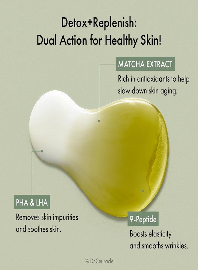 leegeehaam Dr.Ceuracle Jeju Matcha Tea Essence - Skin Purifying Milky Toner with Matcha Extract, 9-Peptide, Ceramide, Korean Skincare Essence (150 ml / 5.07 fl. oz. - Image 4