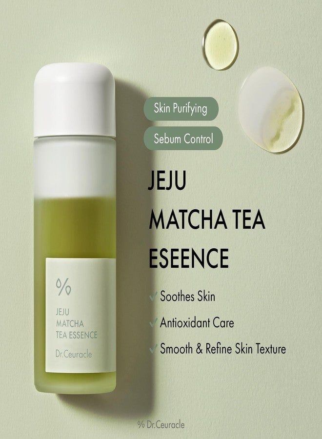 leegeehaam Dr.Ceuracle Jeju Matcha Tea Essence - Skin Purifying Milky Toner with Matcha Extract, 9-Peptide, Ceramide, Korean Skincare Essence (150 ml / 5.07 fl. oz. - Image 3