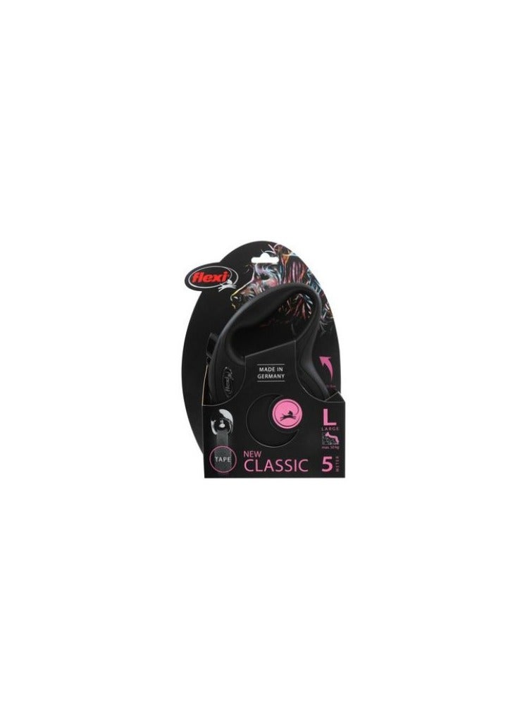 فلكسي ليش فليكسي كلاسيك للكلاب شريط قابل للسحب 5 متر مقاس كبير حتى 50 كجم