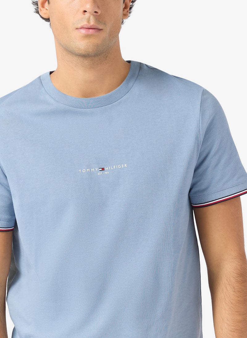 TOMMY HILFIGER Slim Short Sleeve T-Shirt - Image 3