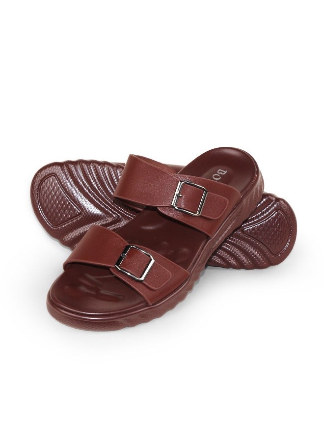 BOTELI Men's Casual Beach Slip-on Slippers Soft Bottom Non-Slip Sandals  - Image 1