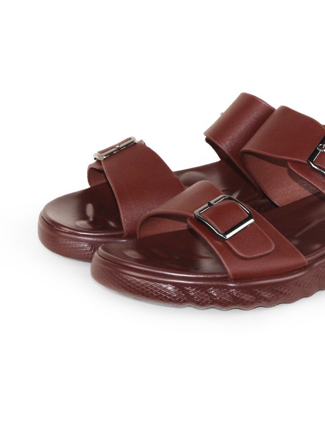 BOTELI Men's Casual Beach Slip-on Slippers Soft Bottom Non-Slip Sandals  - Image 2