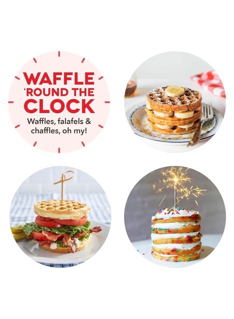 Dash Mini Nonstick Waffle with Quick Heat-Up, PTFE Nonstick Surface - Perfect Mini Waffle Maker for Kids and Families, Just Add Batter - Image 4