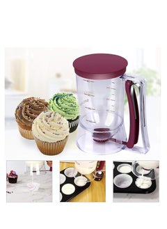 Generic Pancake Cupcake Batter Dispenser, Bakeware Maker with Measuring Label, Perfect Baking Tool for Cupcakes, Waffles, Muffin Mix, Cake or Any Baked Goods  - Image 2