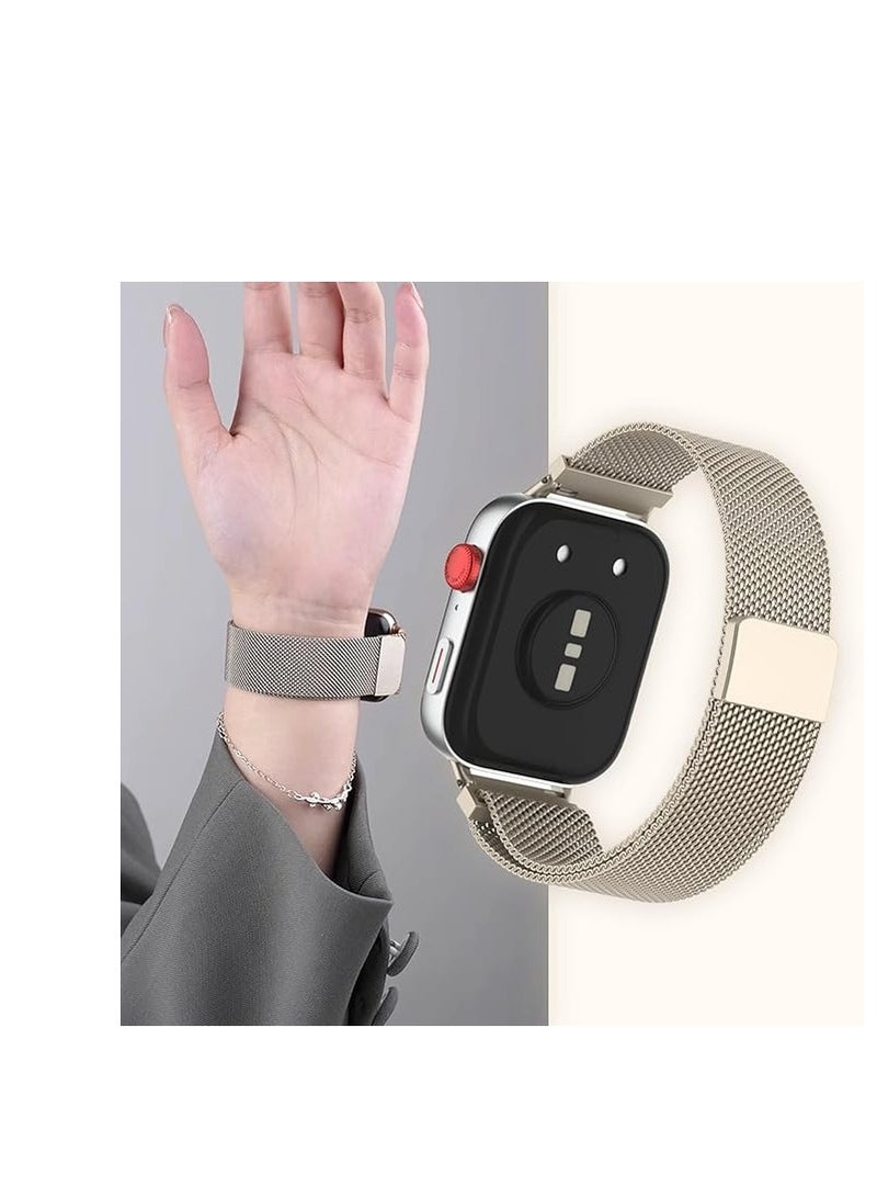 Huawei Watch Fit 3 Stainless Steel Replacement Strap Metal Mesh with Magnetic Closure Watch Strap for Men and Women Bracelets - Image 2