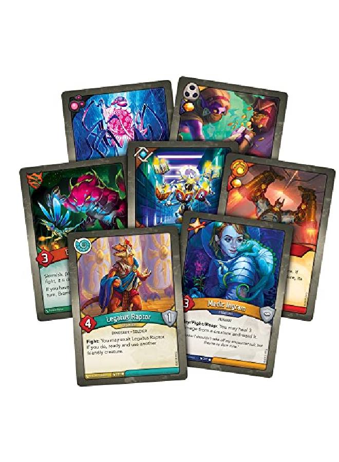 Fantasy Flight Games Keyforge Worlds Collide Deluxe Deck Expansion ; Fastpaced Card Came ; Strategy Game For Adults And Teens ; Ages 14+ ; 2 Players ; Average Playtime 45 Minutes ; Made By - Image 5