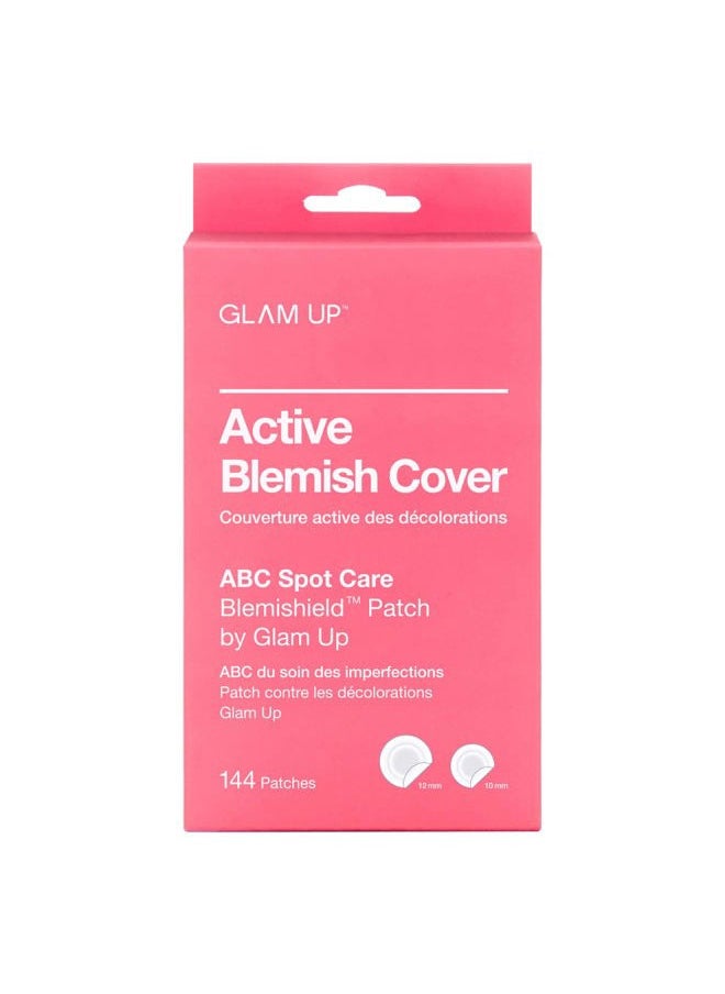Glam Up - Hydrocolloid Blemish Pimple Zit Patches - Invisible Ultra Thin Spot Cover Stickers for Face and Skin, Strong Water-proof and Adhesive Overnight, Vegan-friendly (144 Count / 2 Sizes) - Image 1
