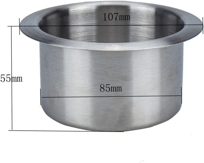 OUNONA Stainless Steel Water Cup Holder for Rvs and Cars - Durable Beverage Holder for Mugs and Bottles 8.5Cm Size - Image 4
