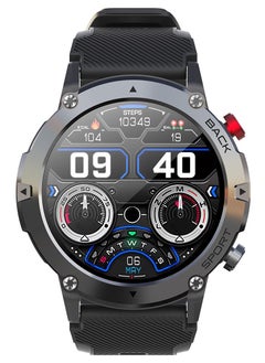 RollsTimi  Smart Watches for Men Women, Military Smartwatch with Bluetooth Call IP68 Waterproof 1.32" HD Rugged Tactical Fitness Watch Tracker Heart Rate Monitor  - Image 1