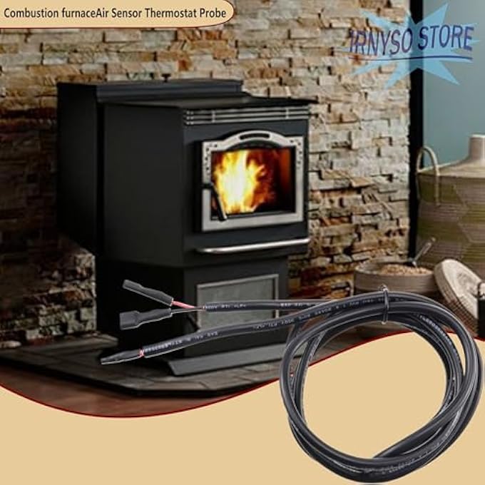 REPLACEMENT STOVE ROOM AIR SENSOR 3-20-00906 FITS HARMAN PELLET & COAL STOVE ROOM AIR SENSOR THERMOSTAT PROBE WIRE - Image 2