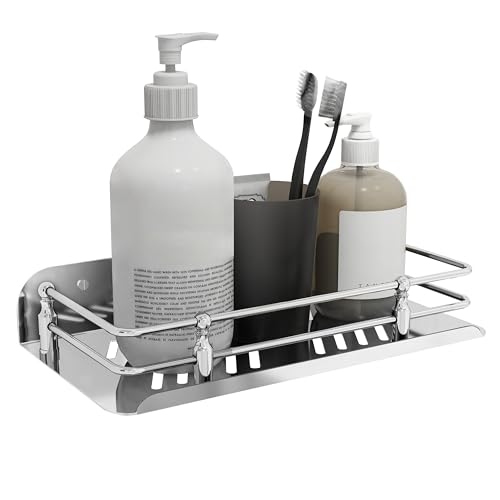 Planet Stainless Steel Multi Purpose Bathroom/Shelf/Bathroom Racks and Shelf/Steel Bathroom Shelf/Rack/Bathroom Steel Rack/Kitchen Shelf/Bathroom Accessories (9 Inches)(Pack of 1) - Image 1