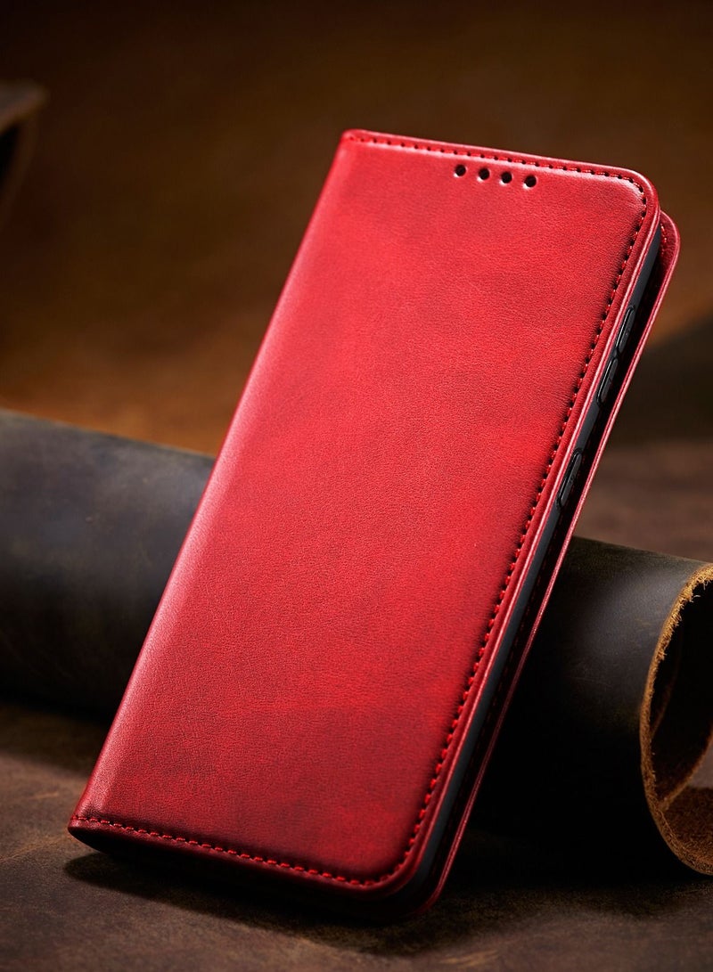 Loquat Leather Magnetic Samsung Phone Case Flip Cover  - Image 2