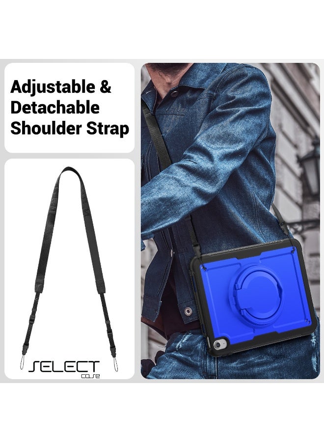 سيليكت كفر حماية آيباد مقاوم للصدمات - تصميم آمن للأطفال، حامل قابل للدوران 360 درجة، بتقنية Thermoline - غلاف حماية لجهاز iPad متوافق مع ايبادات الجيل السابع / الثامن / التاسع مقاس 10.2inch - Image 3