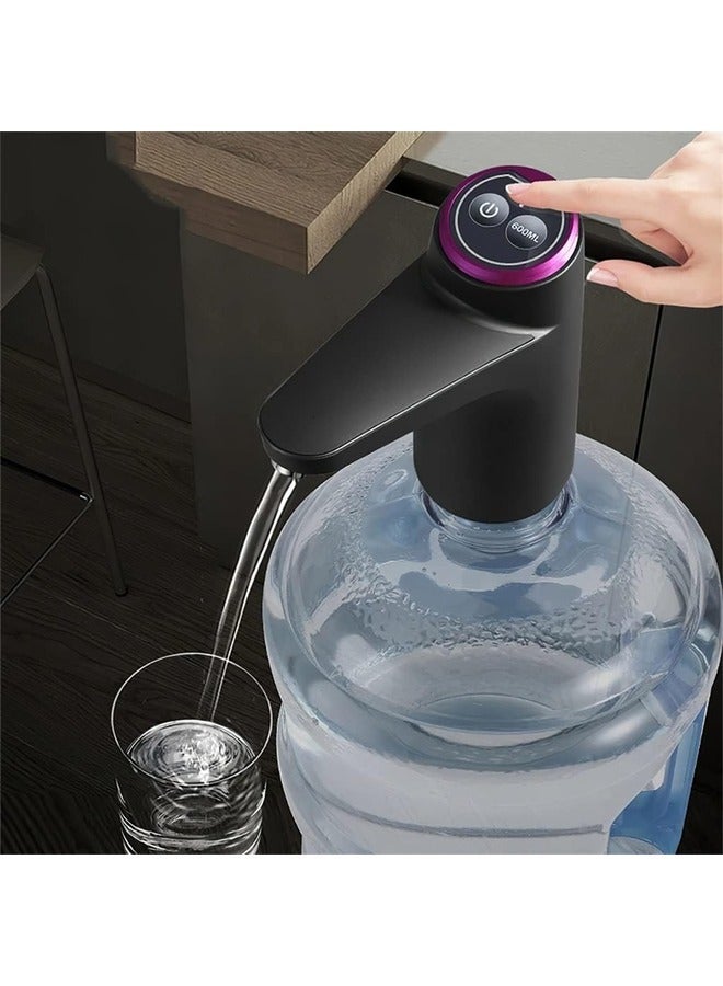 ELTRAZONE Automatic USB Electric Water Dispenser – Smart Gallon Pump for Bottles (White/Black) - Image 2