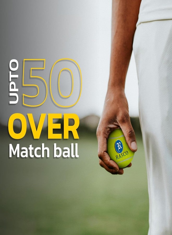 RASCO High Bounce Tennis Ball for Cricket, Pack of 3 - Image 4