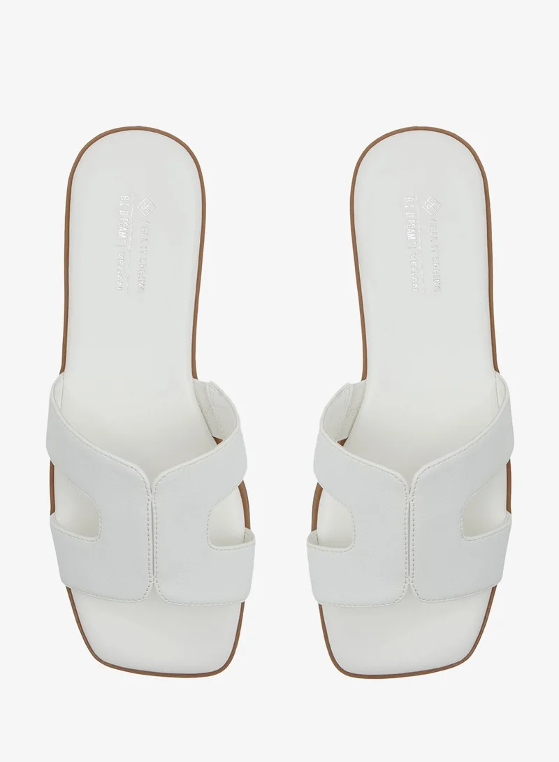 CALL IT SPRING  Haylee Slip On Flat Sandals for Women | Best Price UAE