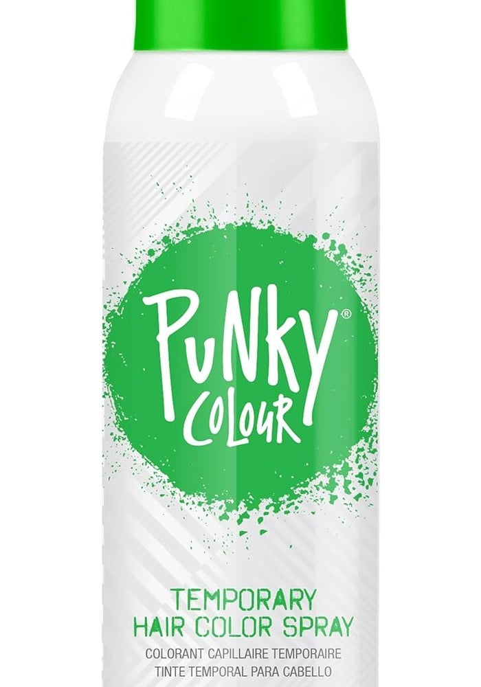 Punky Temporary Hair Color Spray in Jaguar Green - Non-Sticky, Non-Damaging Instant Hair Dye, 3.5 oz - Image 1