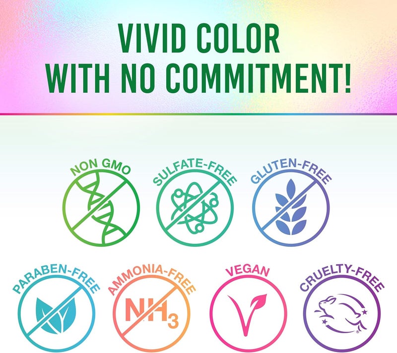 Punky Temporary Hair Color Spray in Jaguar Green - Non-Sticky, Non-Damaging Instant Hair Dye, 3.5 oz - Image 4