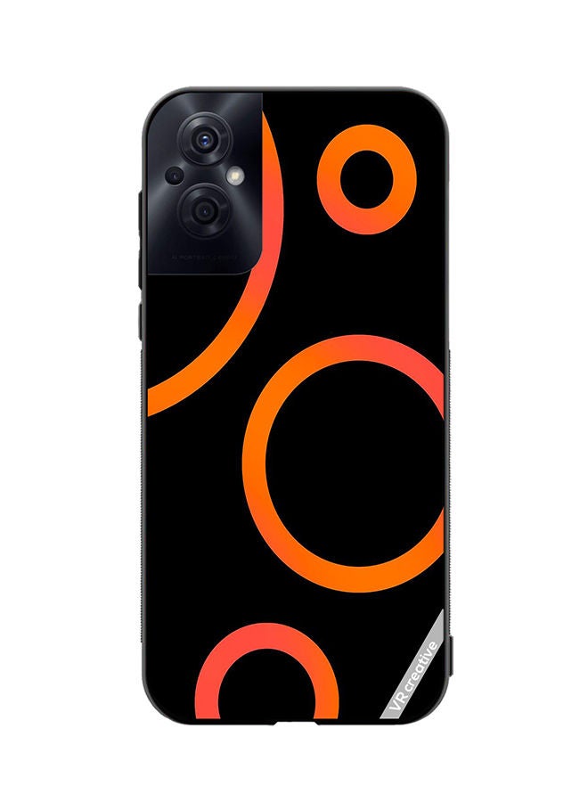 VR CREATIVE Protective Case Cover For Oppo Reno8 Z Circle Design Design Multicolour - Image 1