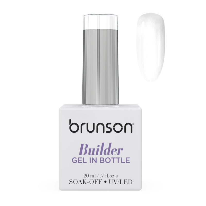 brunson TPO Free Builder Gel for Nails 20ml 10in1 Builder Gel in a Bottle BIAB No Heat Non Yellowing Long Lasting Soak Off Gel for Nail Extensions Overlay Strengthen Repair Base Coat Hema Free hard gel for salon - Image 1