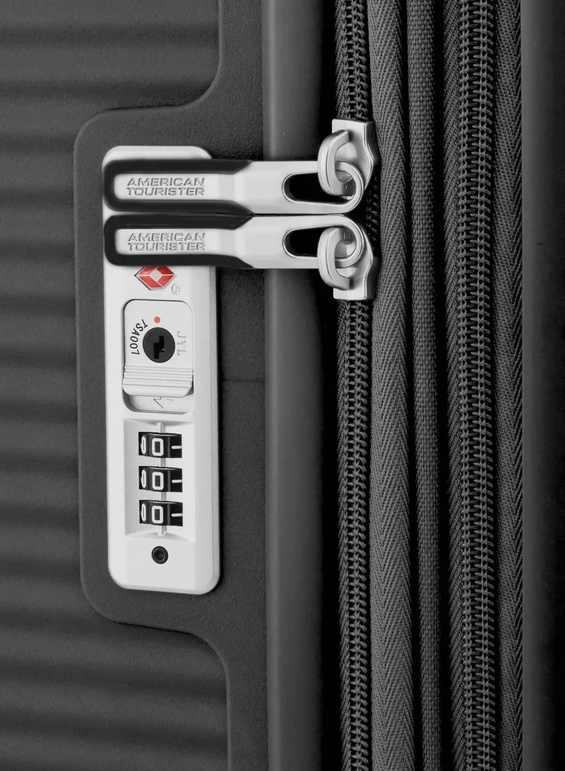 AMERICAN TOURISTER American Tourister Curio Spinner 55 cm - Black - 3 Years Global Warranty