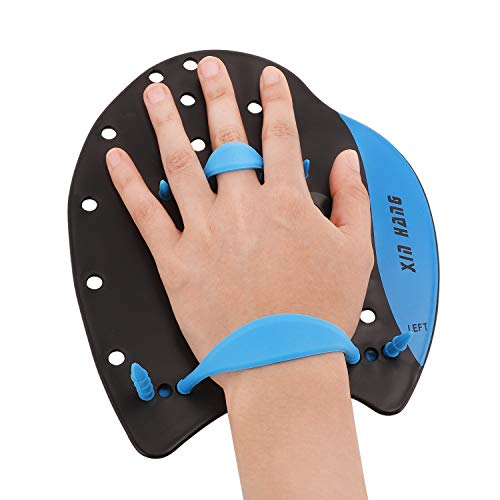 MioCloth Kids Adults Hand Paddles Gloves for Swim Training Water Resistance Aqua Fit Workout Fitness Gear - Image 1