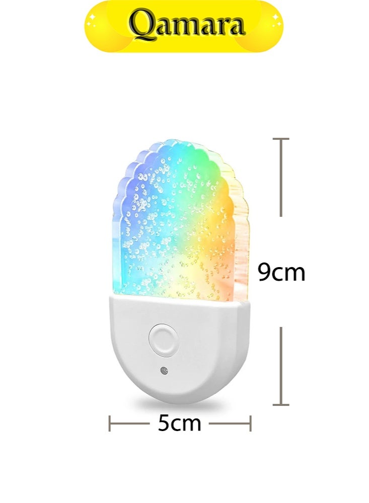 QAMARA Crystal night light, which can also be used as a wall lamp, with a UK plug. It looks great at night. - Image 3