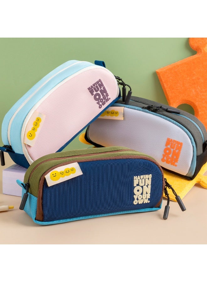 Kids Pencil Case Double-Layer Large Capacity Lightweight Easy-to-Clean Multi-Layer School Supplies - Image 4
