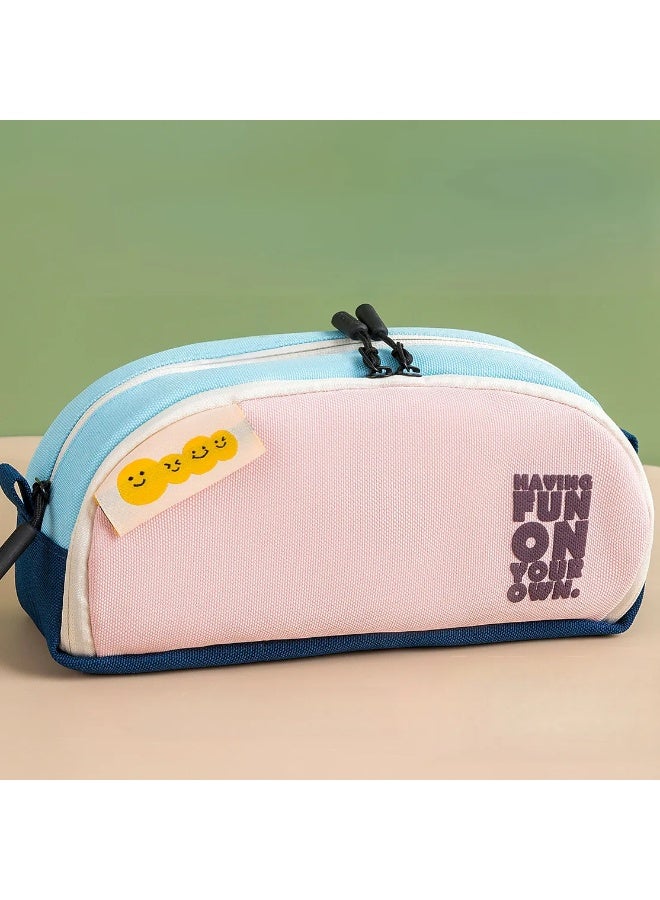 Kids Pencil Case Double-Layer Large Capacity Lightweight Easy-to-Clean Multi-Layer School Supplies - Image 2