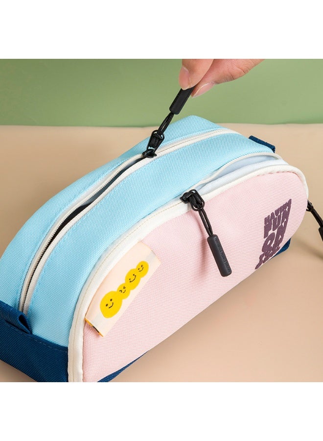 Kids Pencil Case Double-Layer Large Capacity Lightweight Easy-to-Clean Multi-Layer School Supplies - Image 3