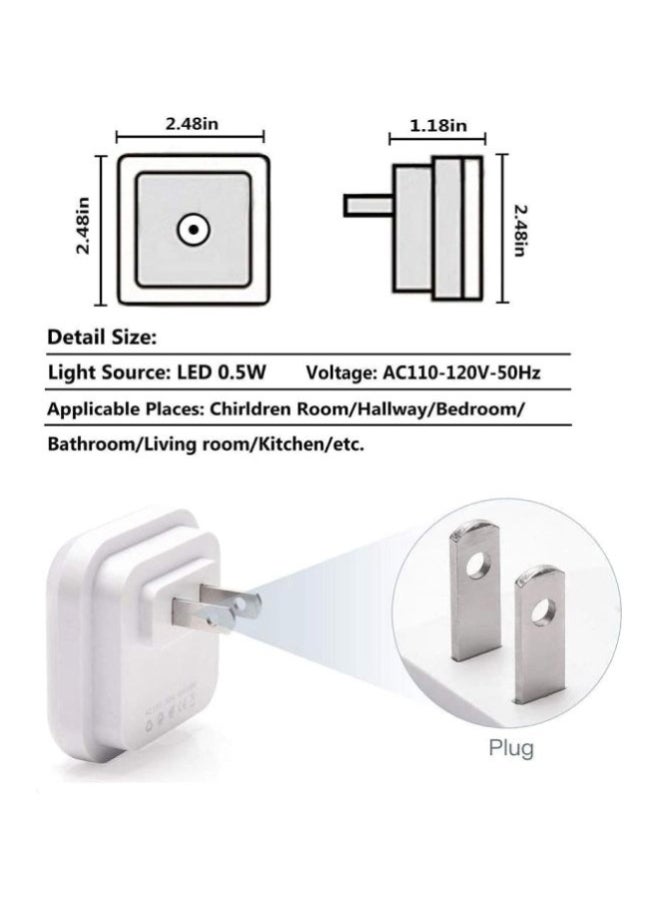 4-Piece Plug-In LED Night Lamps - Image 4