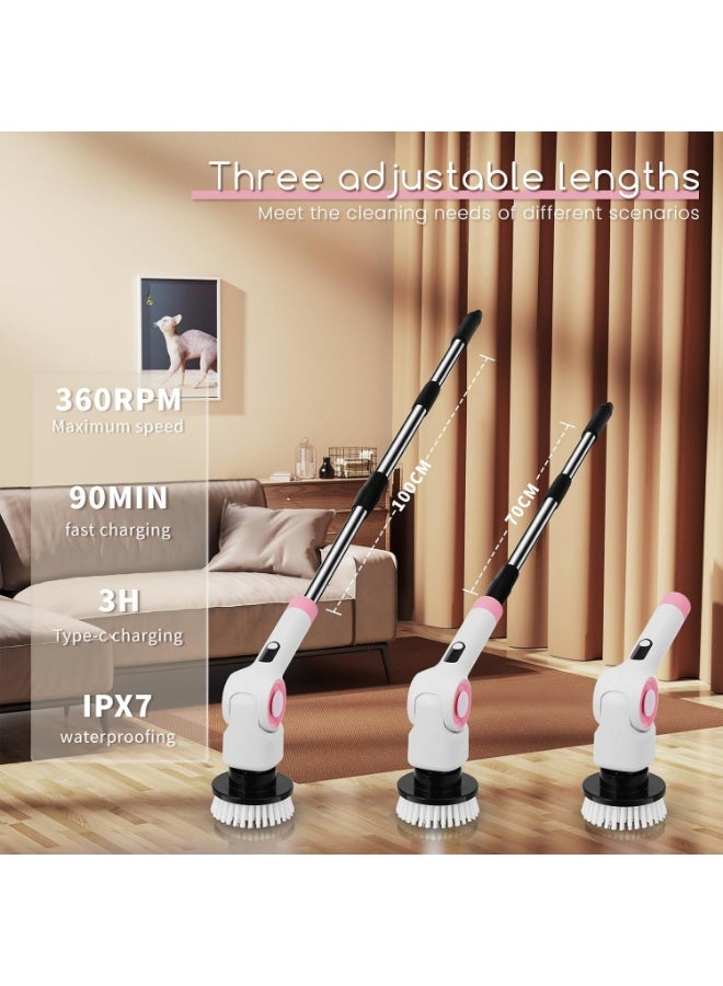 دي اس بي فرشاة تنظيف كهربائية دوارة دي اس بي متعدد الوظائف ،قوة 6.8وات، شاشة led، وقت تشغيل 3 سرعات، ipx7، موديل KD 2504 - Image 2