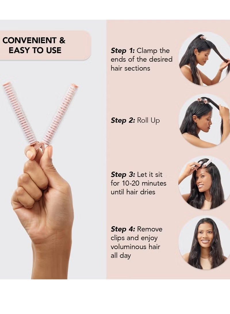 Instant Volumizing Hair Clips for Women - Hair Roller Clips with Roller,Clip for Hair Volume and Curl ,Easy to Use Volume Hair Clips for Root Lift of All Hair Type,Curl Clips, 2 Pcs - Image 5