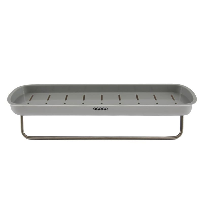 Ecoco Multi-Functional Wall Storage Rack, Grey/White